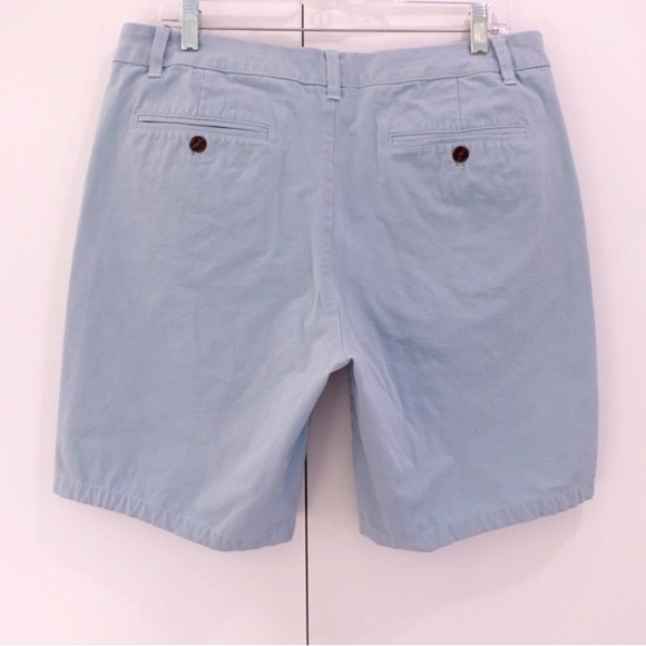 Bonobos The Chino Short Light Blue Flat Front Sz 34 Pockets Preppy Coastal - Picture 9 of 12
